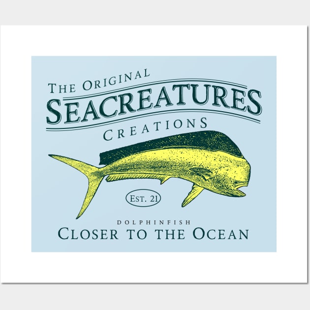 Mahi Mahi Wall Art by Seacreatures